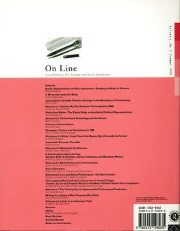 Back cover of Performance Research: Volume 4 Issue 2 - On Line
