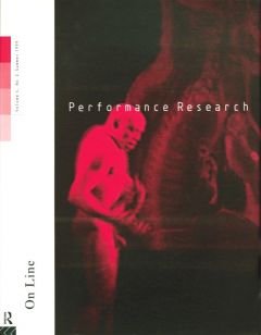 Front cover of Performance Research: Volume 4 Issue 2 - On Line