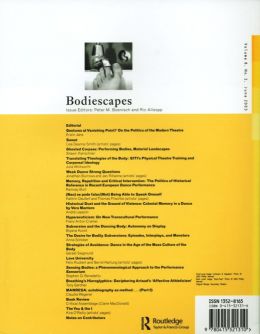Back cover of Performance Research: Volume 8 Issue 2 - Bodiescapes