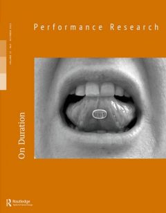 Front cover of Performance Research: Volume 17 Issue 5 - On Duration