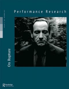 Front cover of Performance Research: Volume 19 Issue 6 - On Rupture