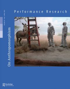 Front cover of Performance Research: Volume 20 Issue 2 - On Anthropomorphism
