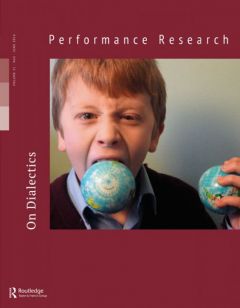 Front cover of Performance Research: Volume 21 Issue 3 - On Dialectics